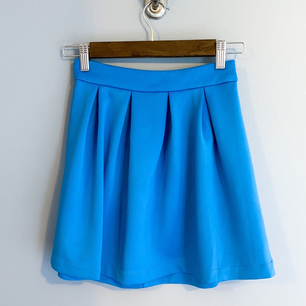 Tobi blue skater skirt